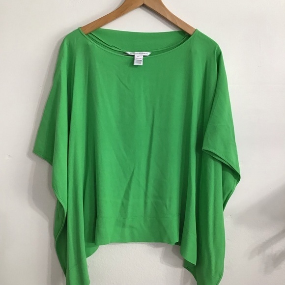 Diane vonfurstenberg M/L Tunic top Lagenlook boxy oversize NWOT - Picture 2 of 8